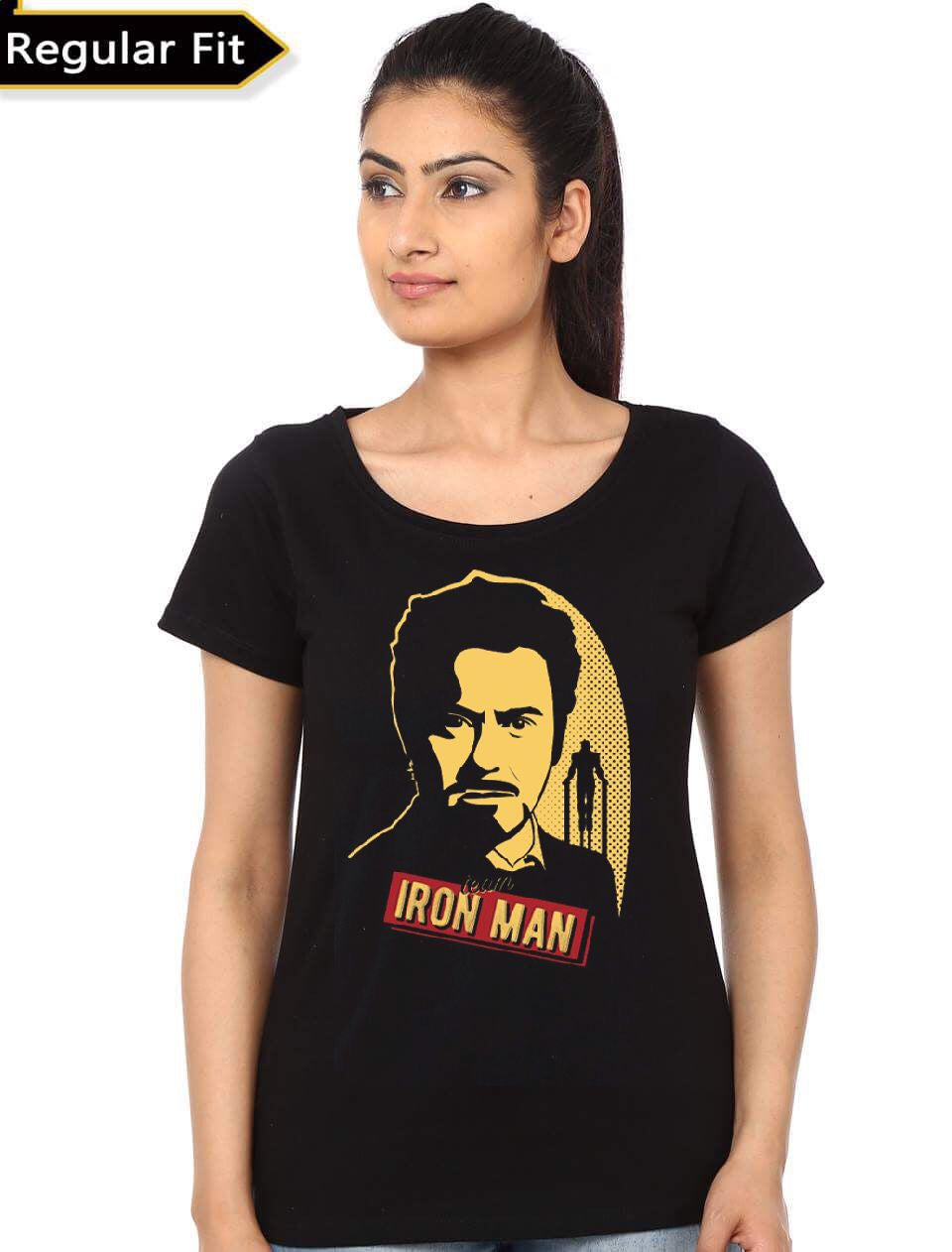 The Iron Man Tony Stark Black T-Shirt