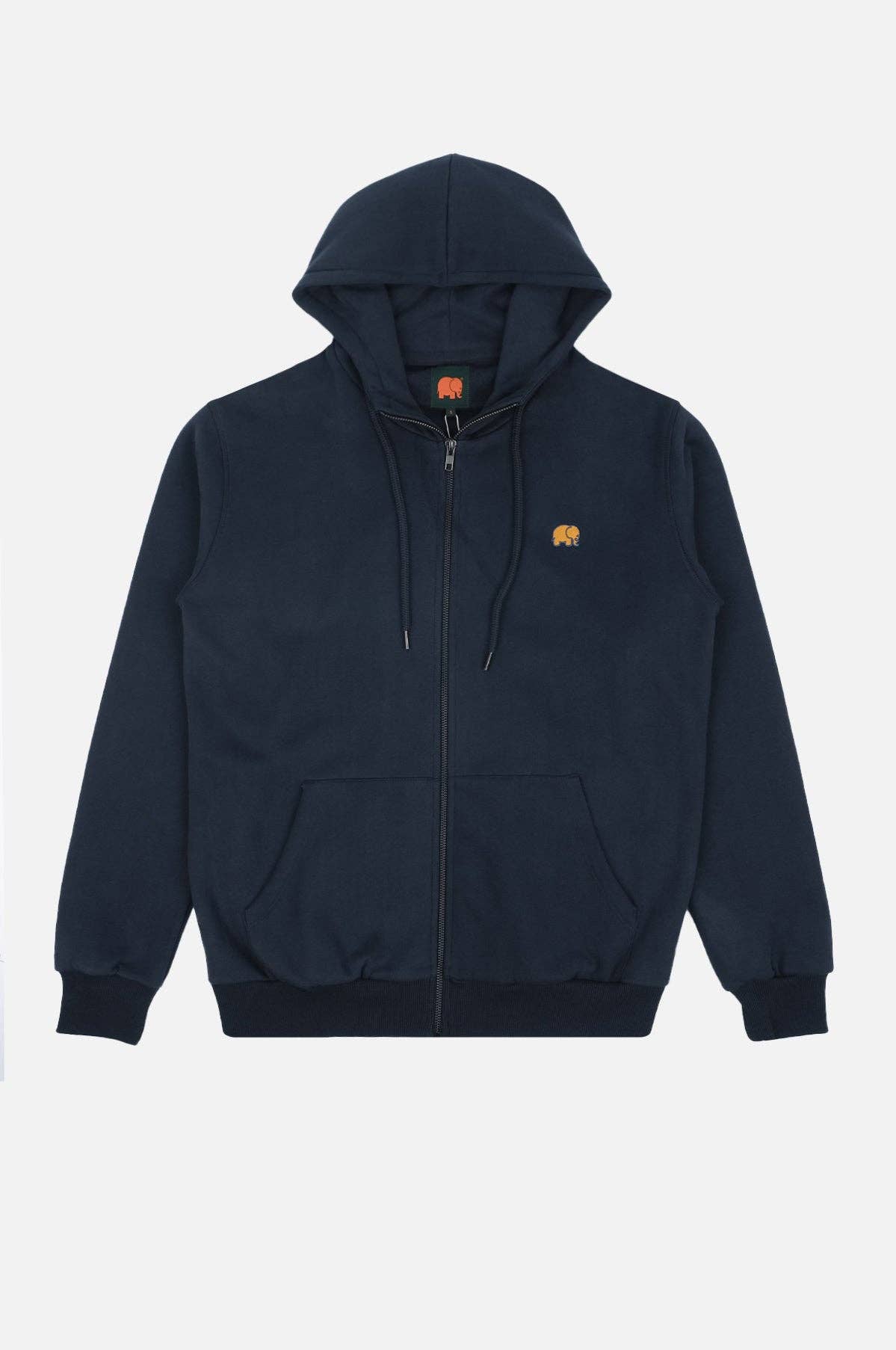 Organic Essential Zip Hoodie Trendsplant Blue