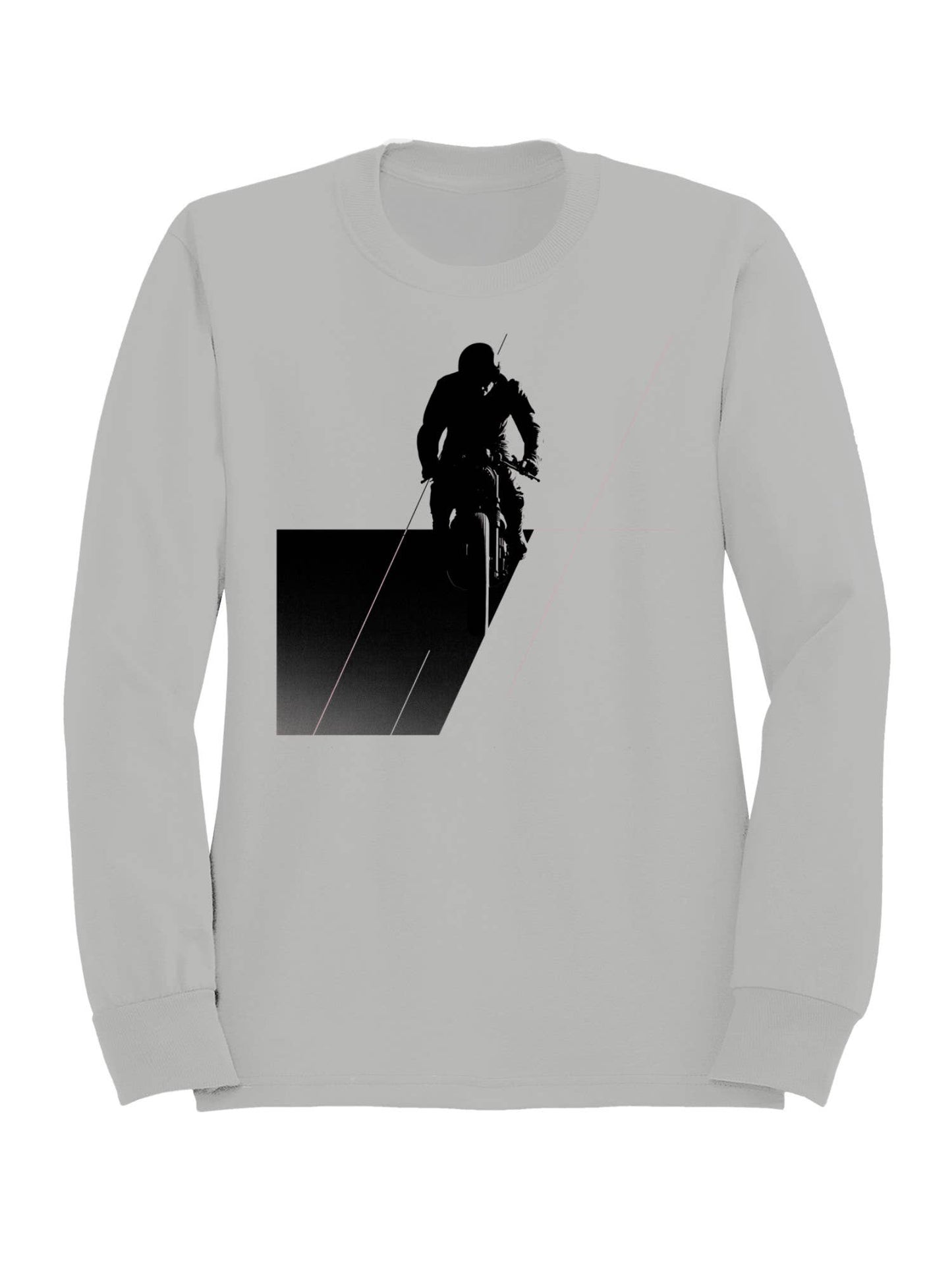 Bmx Rider Geometric Silhouette Art Men's Sweatshirt