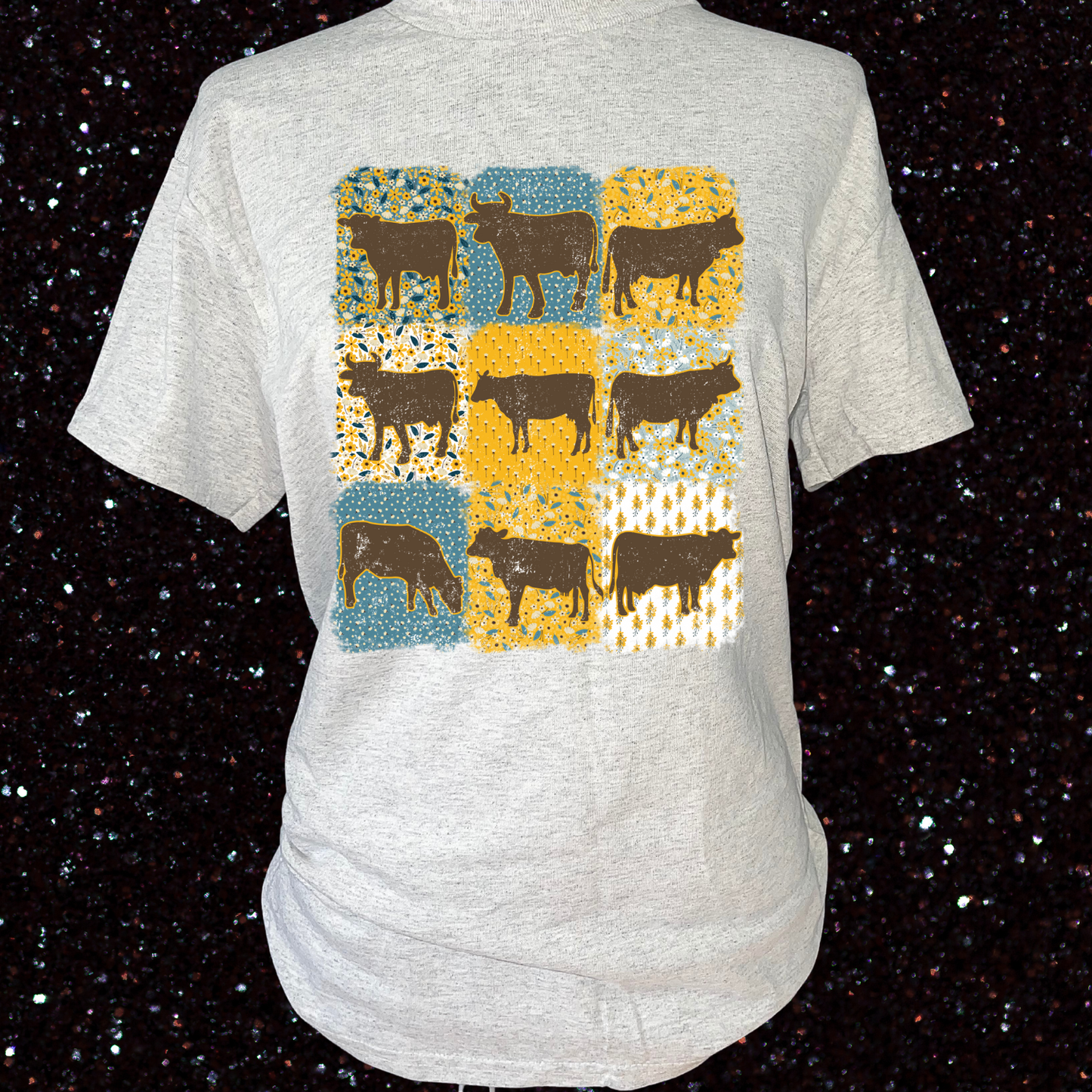 Quilted Cow Tshirt