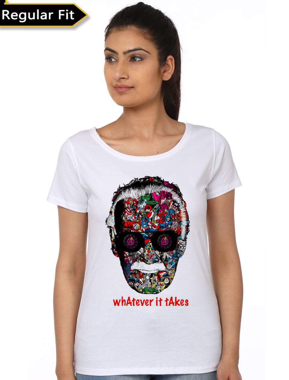 Stan Lee Whatever It Takes White T-Shirt