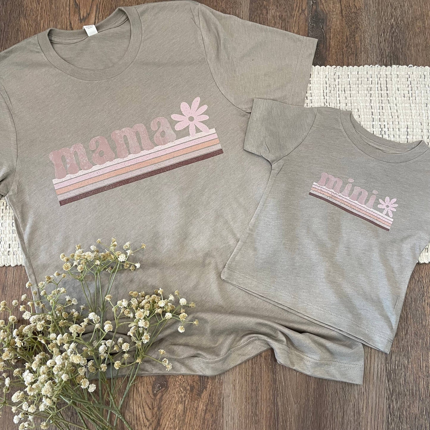 Retro Matching Mama/Mini Tee