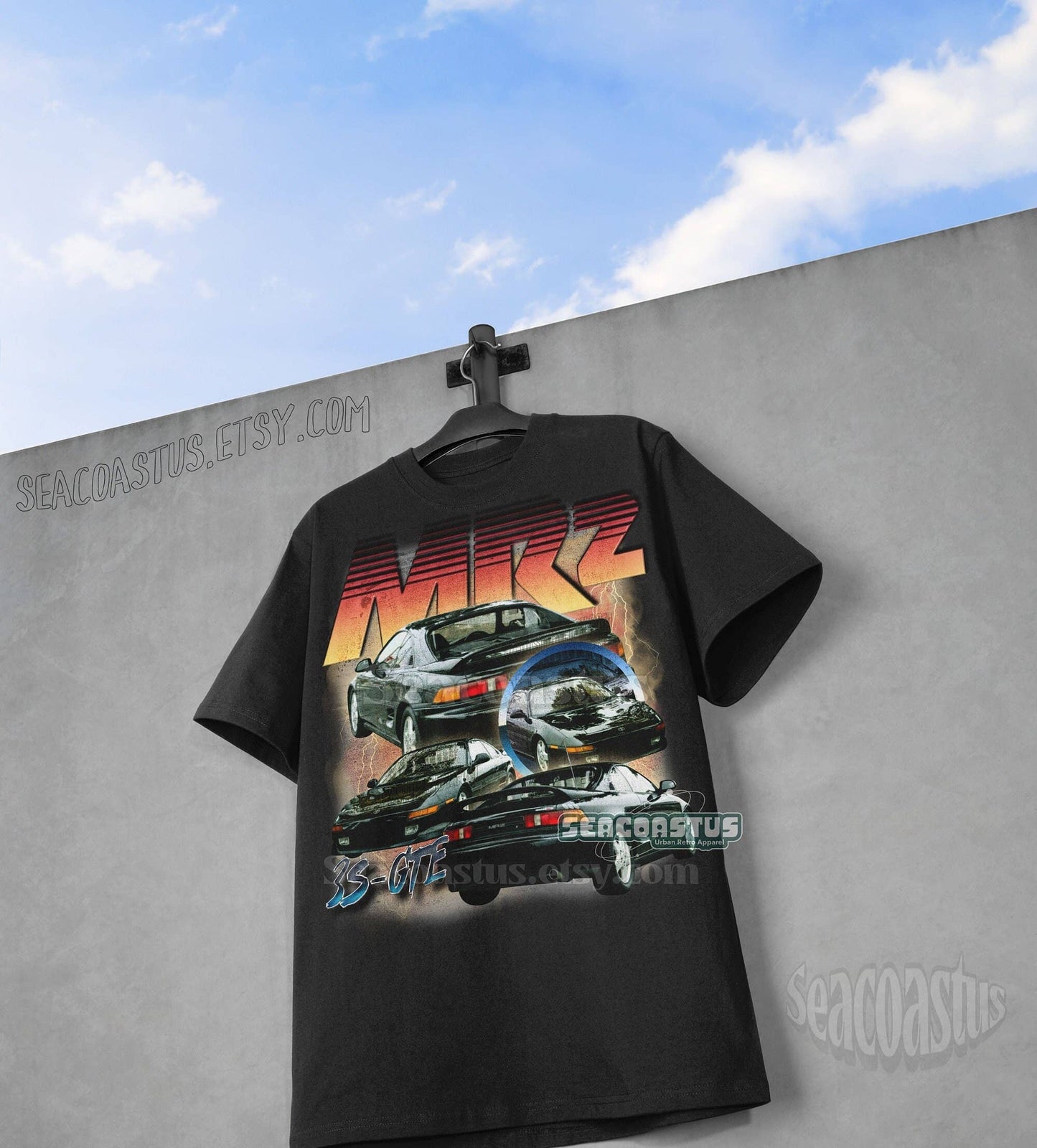 Retro Toyota MR2 3S-GTE Graphic T-Shirt For Jdm