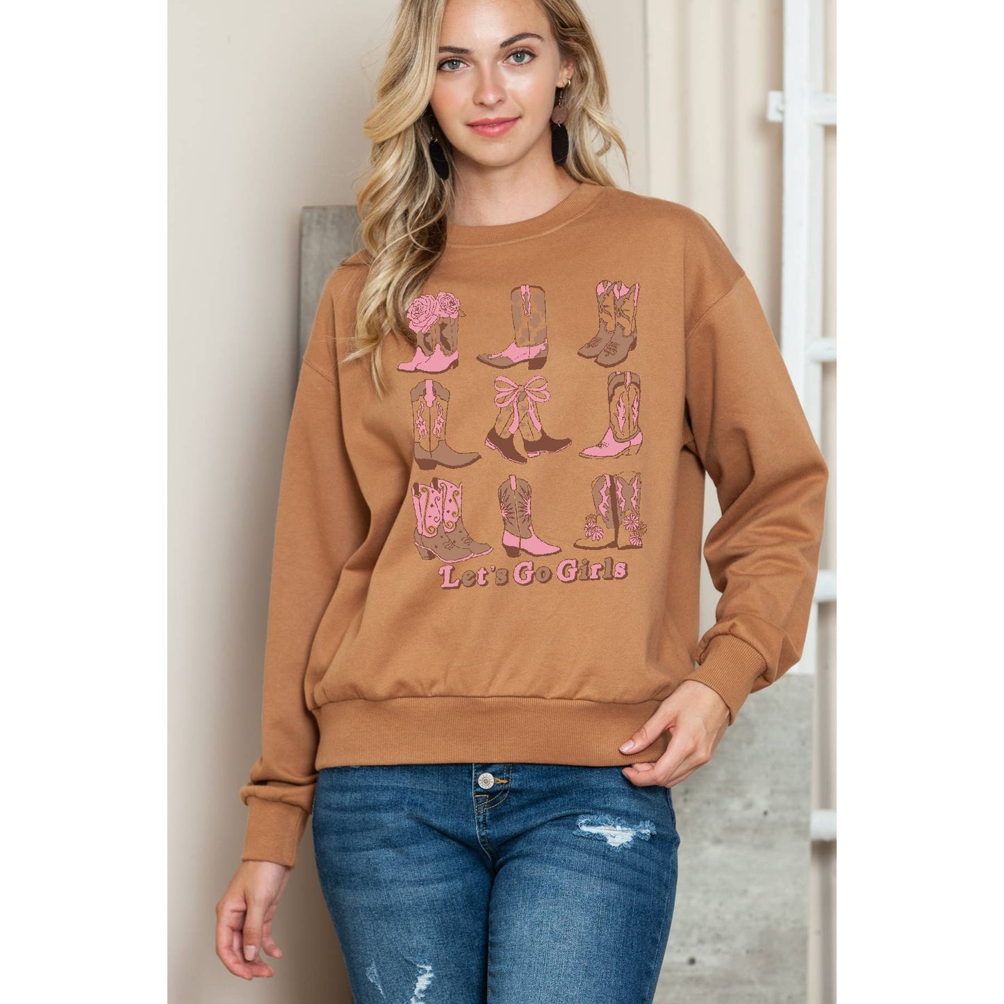 Lets Go Girl - Crewneck Sweatshirt