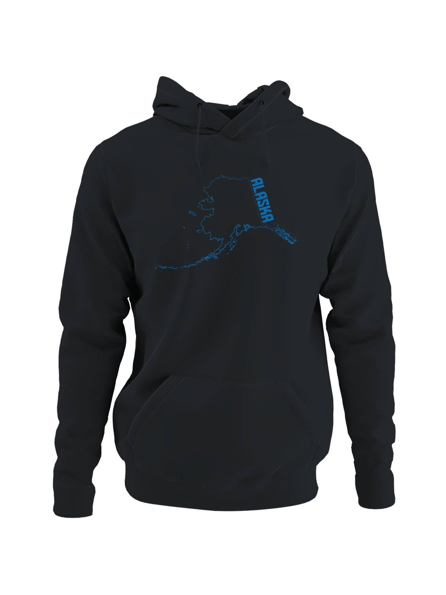 Alaska Hoodie Map Design Men's Hoodie