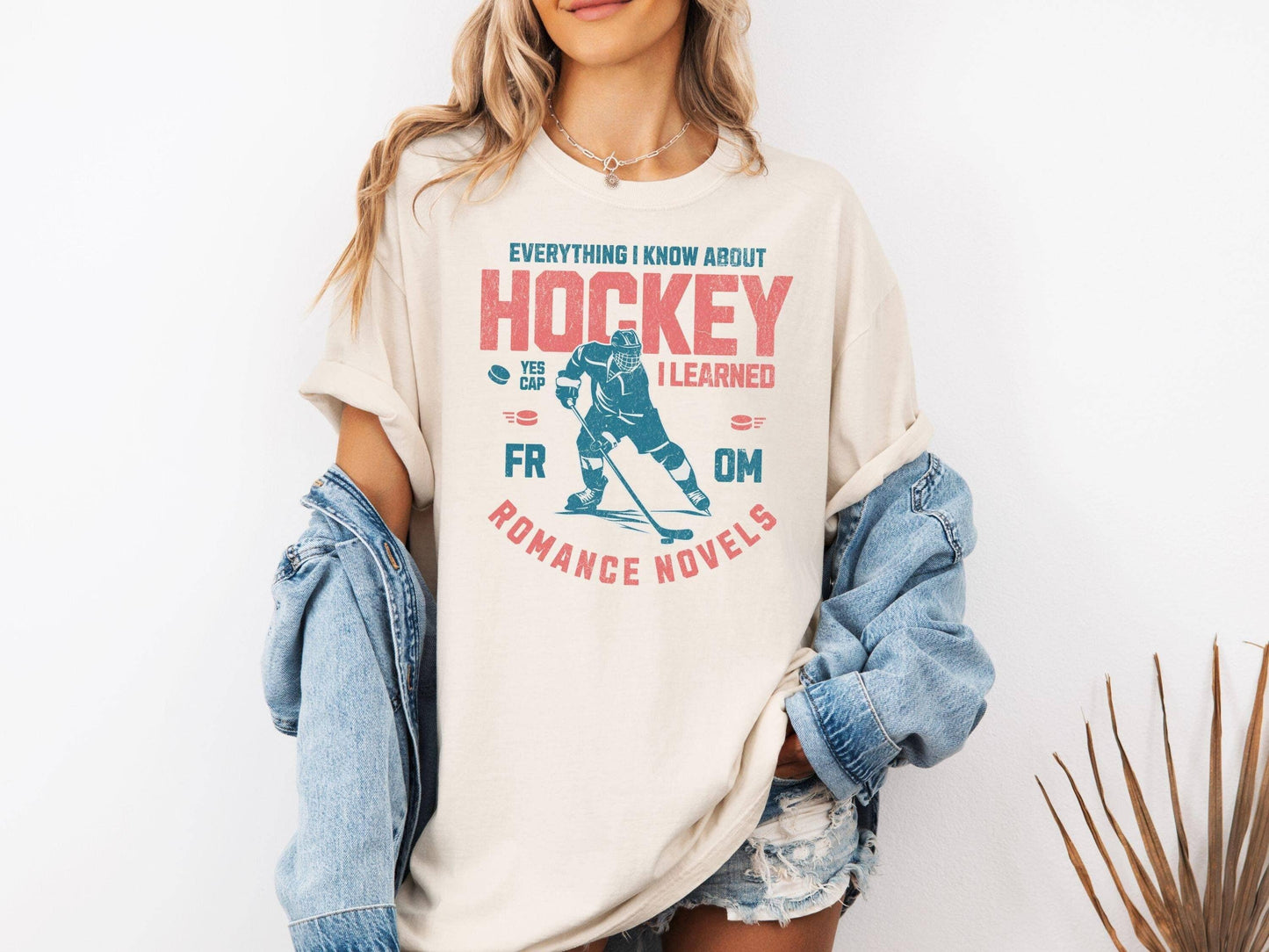 Romance Novel Hockey Wisdom Tee