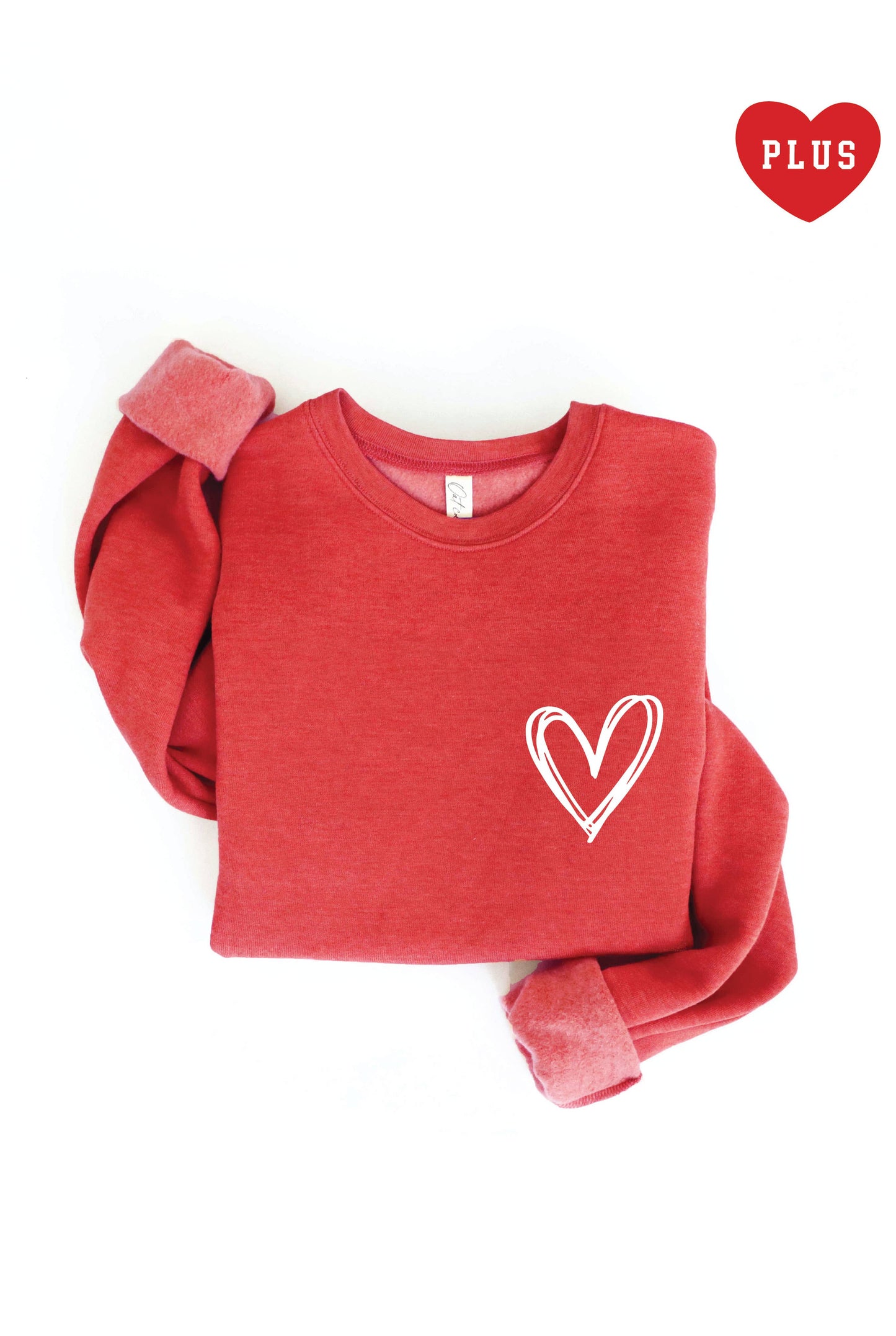 Heart Plus Graphic Sweatshirt