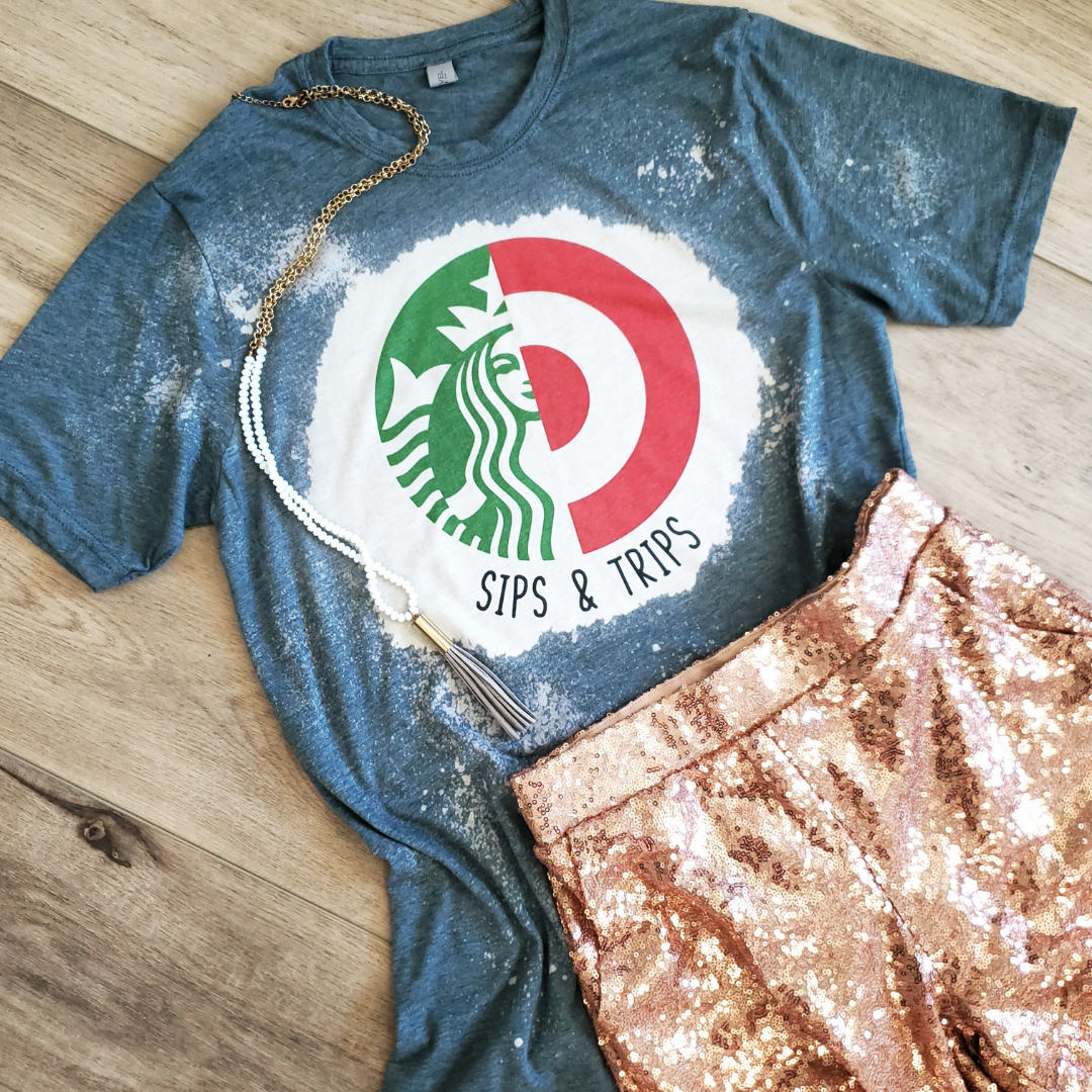 Sips and Trips Graphic Tee