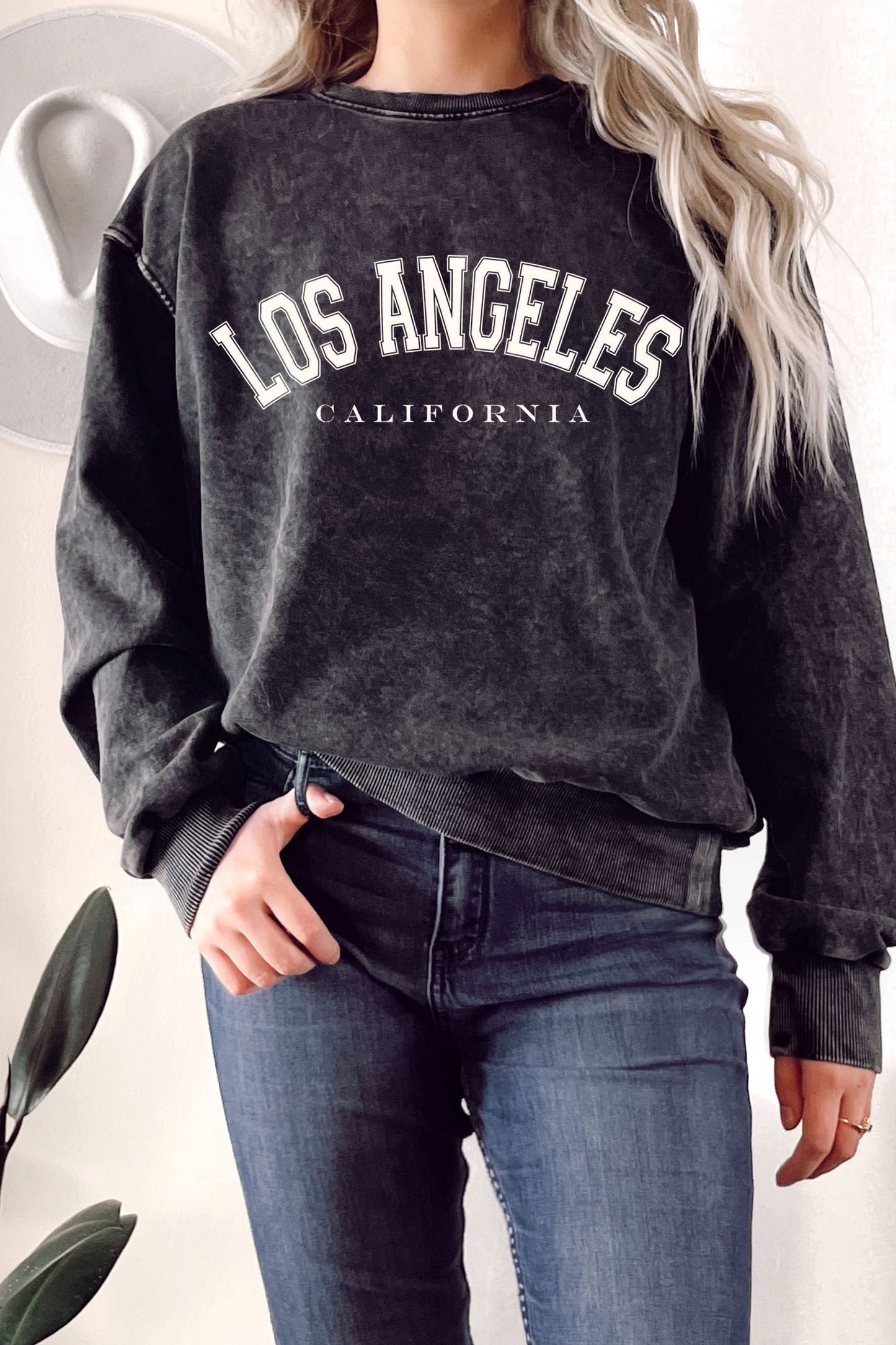 Los Angeles California Mineral Graphic Terry Sweatshirt