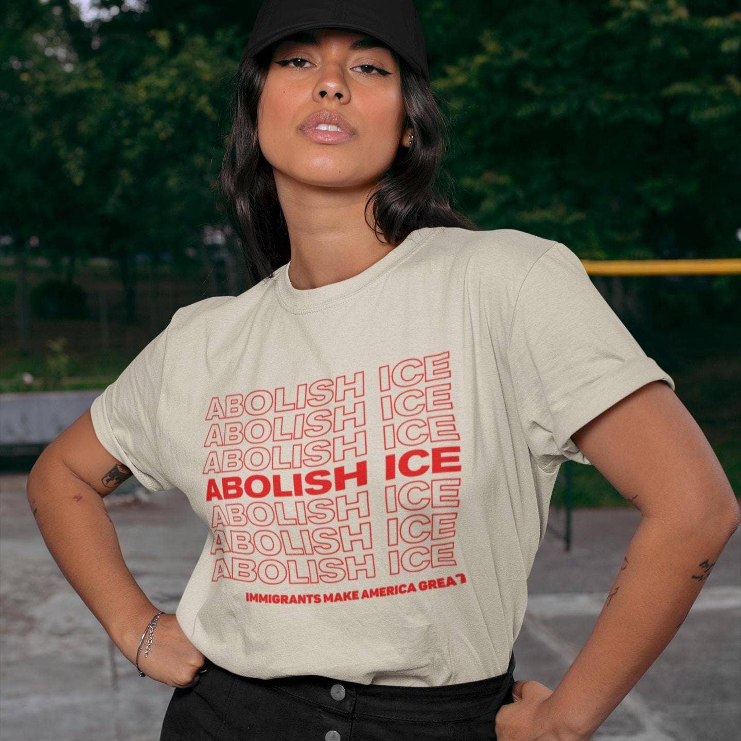 Immigrants Make America Great, Abolish Ice, Defund Ice Shirt