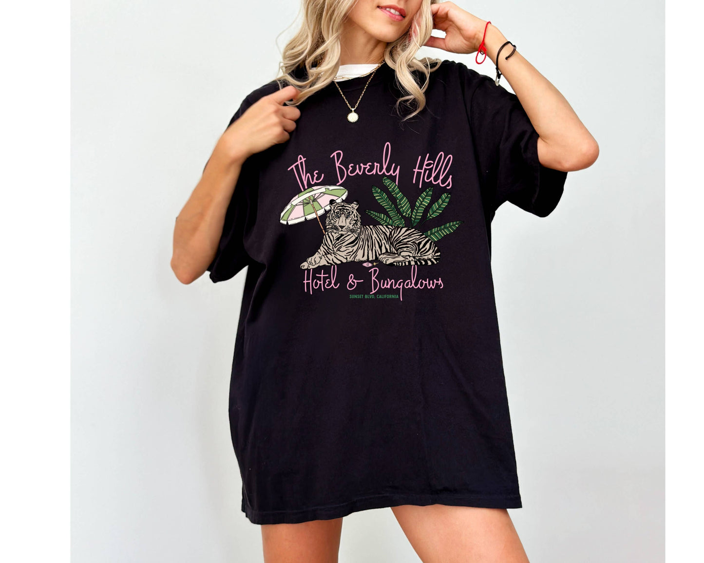 Beverly Hills Hotel Retro California Sunset Blv T-Shirt
