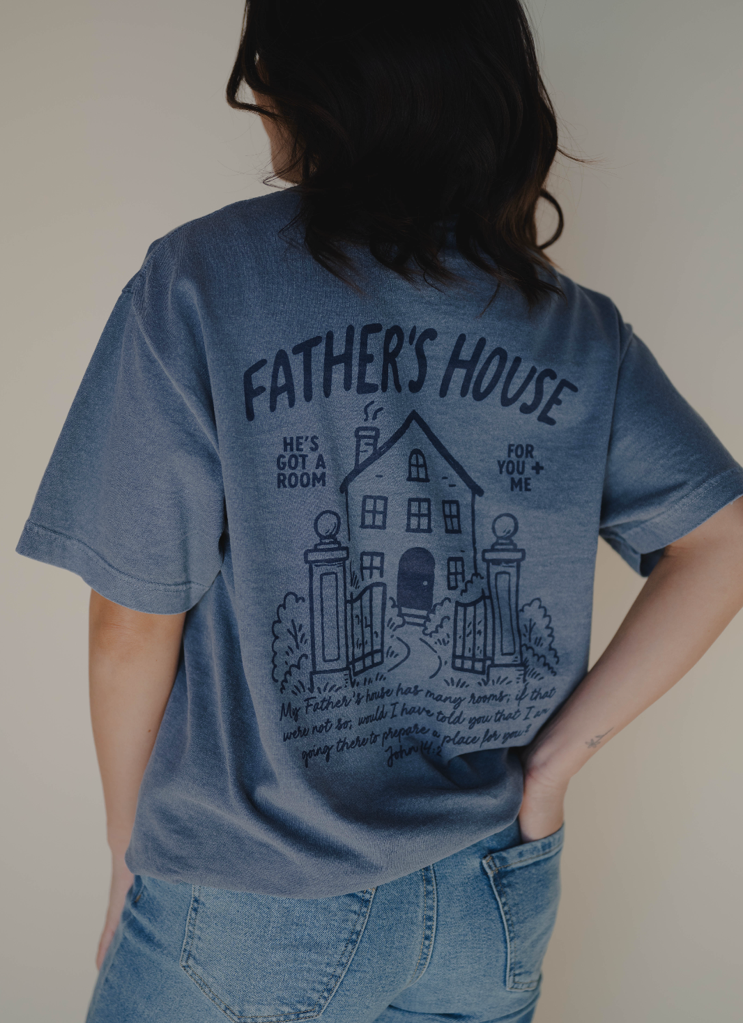 Father's House Tee | Women's Christian Tee