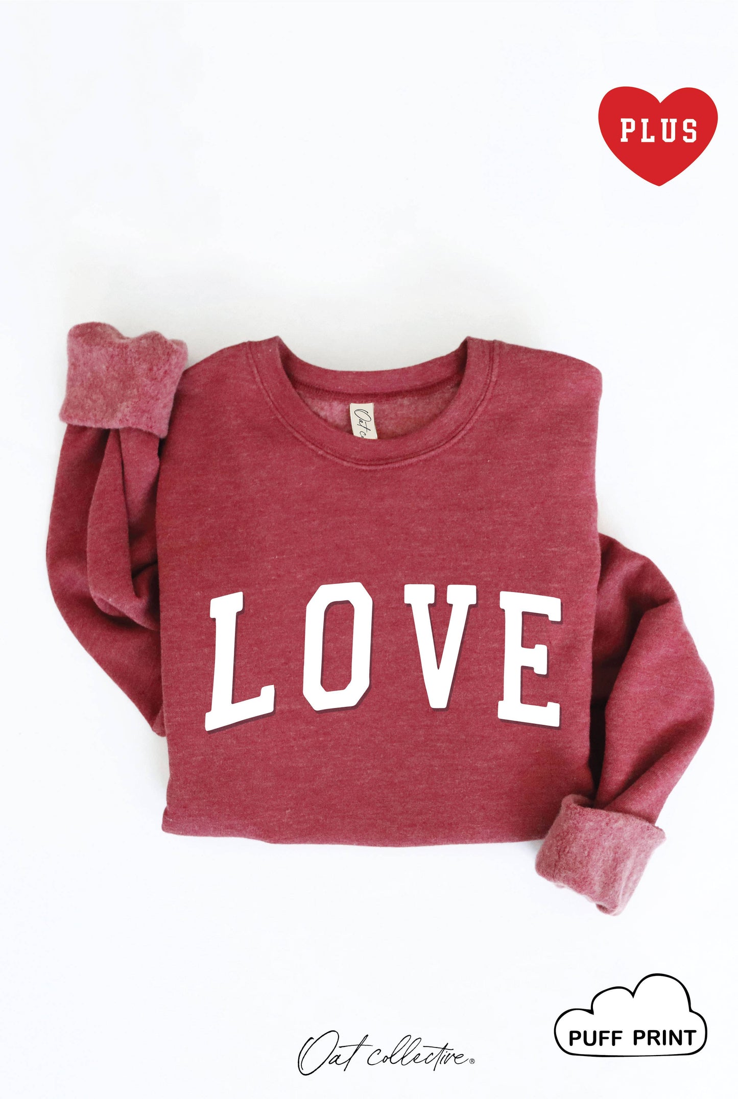 Love Puff Plus Graphic Sweatshirt