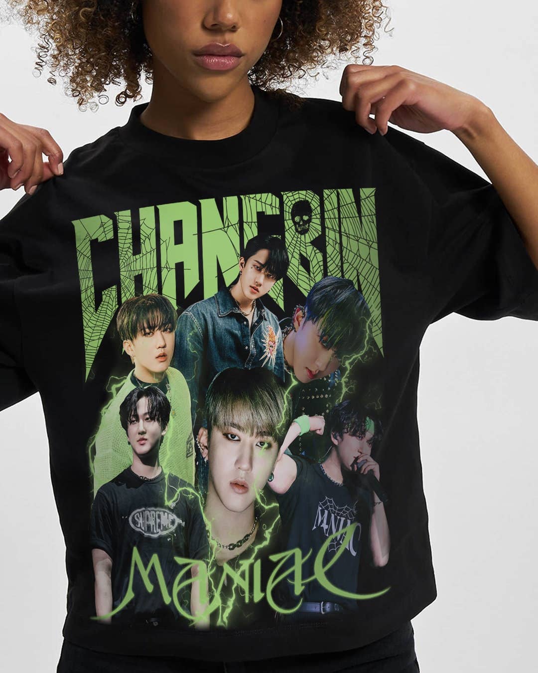 Changbin Skz Tee Retro Vibes For Stray Kids Maniacsexclusive