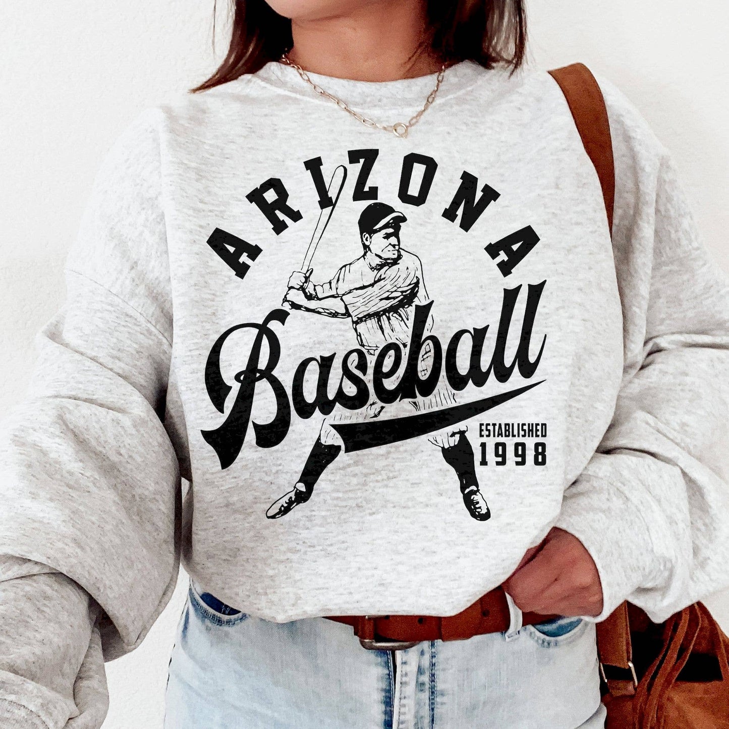 Retro Arizona Diamondbacks Crewneck Sweat Sweatshirt Est 19
