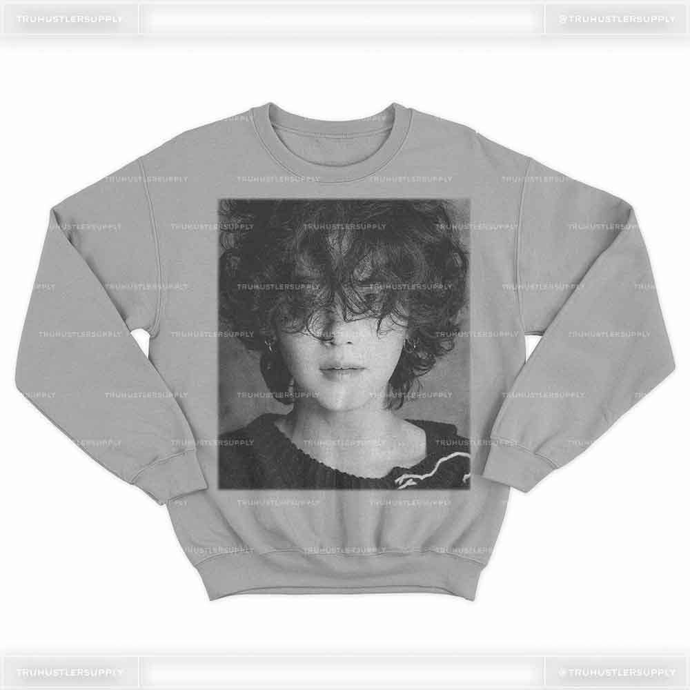 Yoongi Graphic Sweatshirt Vintage Style & Messy Hair Korean