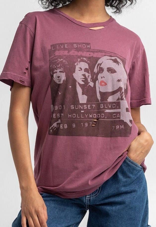 Blondie Rock Tee West Hollywood 1977 Inspired Unisex