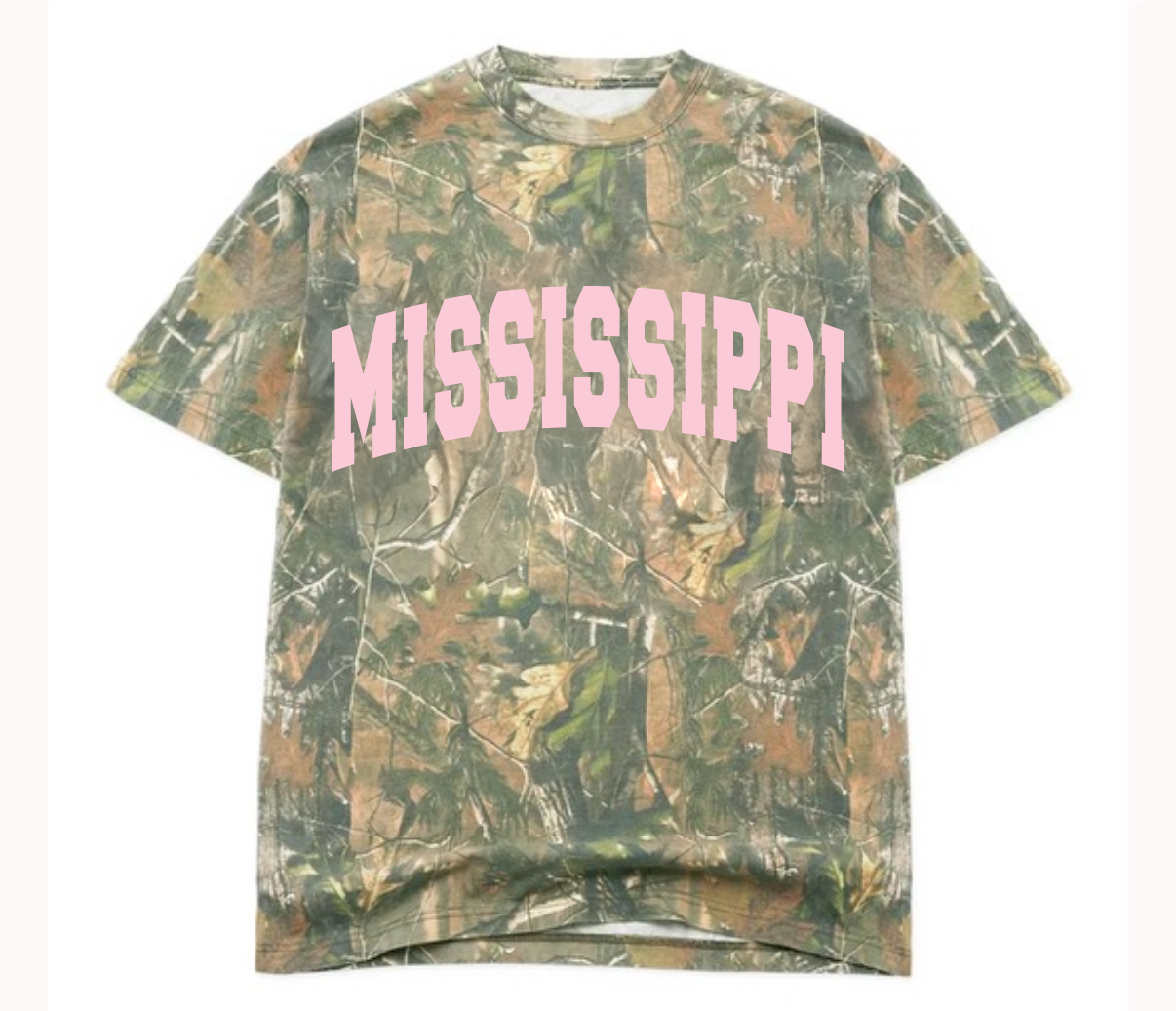 Mississippi Filled Gault Camo Tee