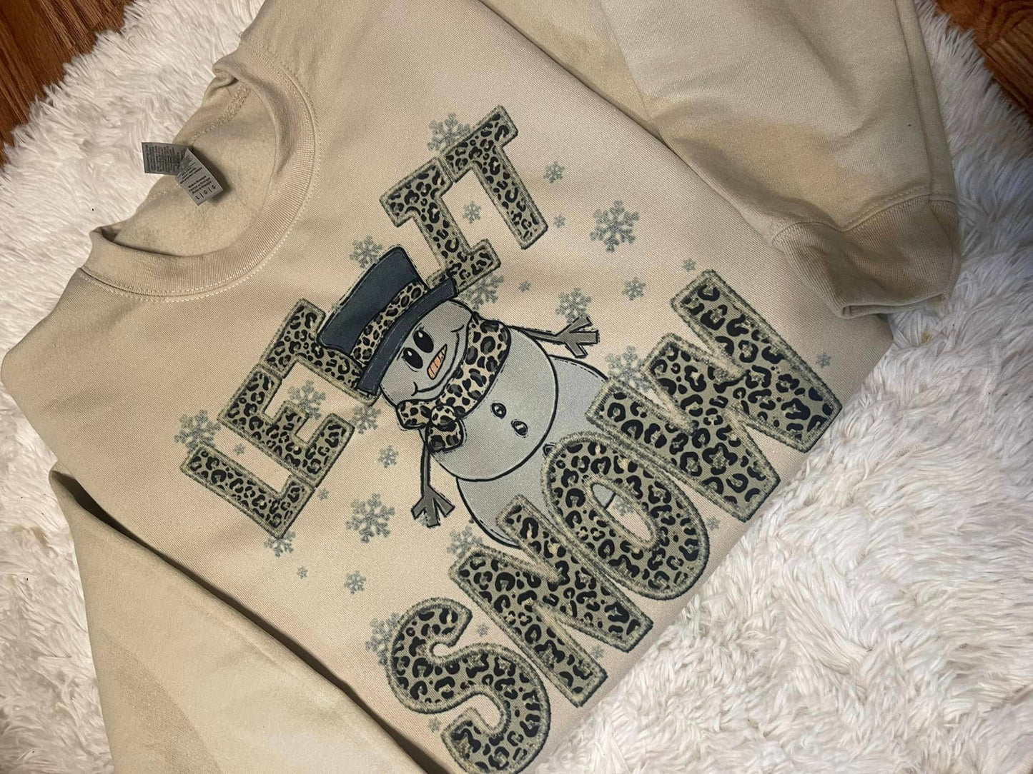 Let It Snow Snowman Sweater