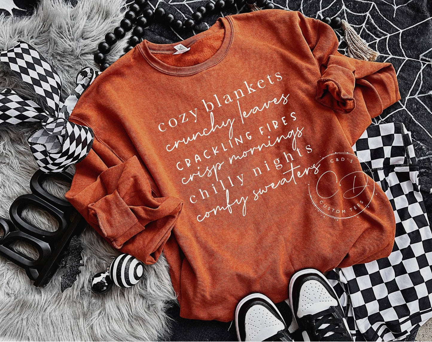 Cozy Season Graphic Sweatshirt - Fall Tees & Sweaters
