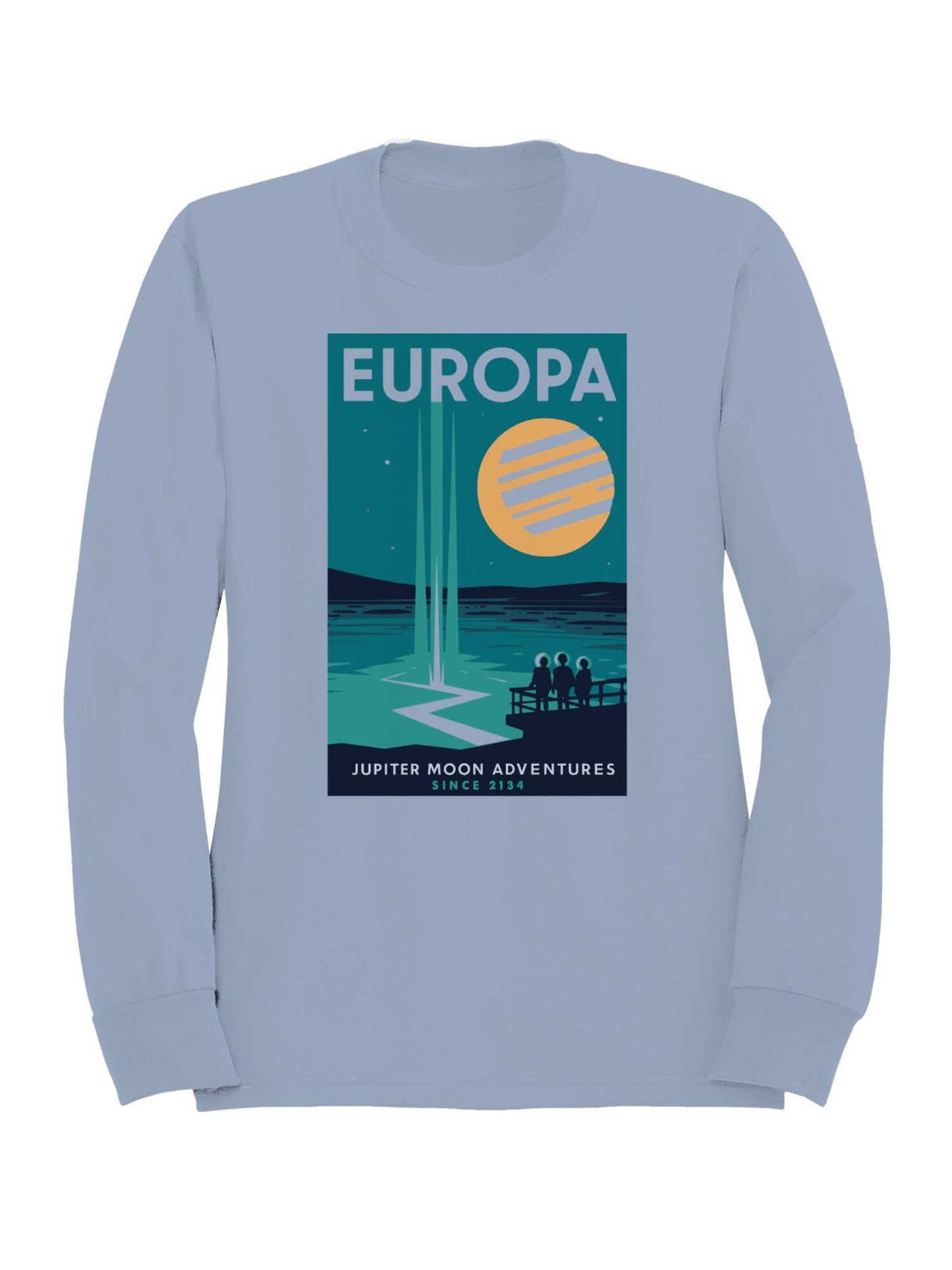 Europa Jupiter Moon Adventures Art Men's Sweatshirt
