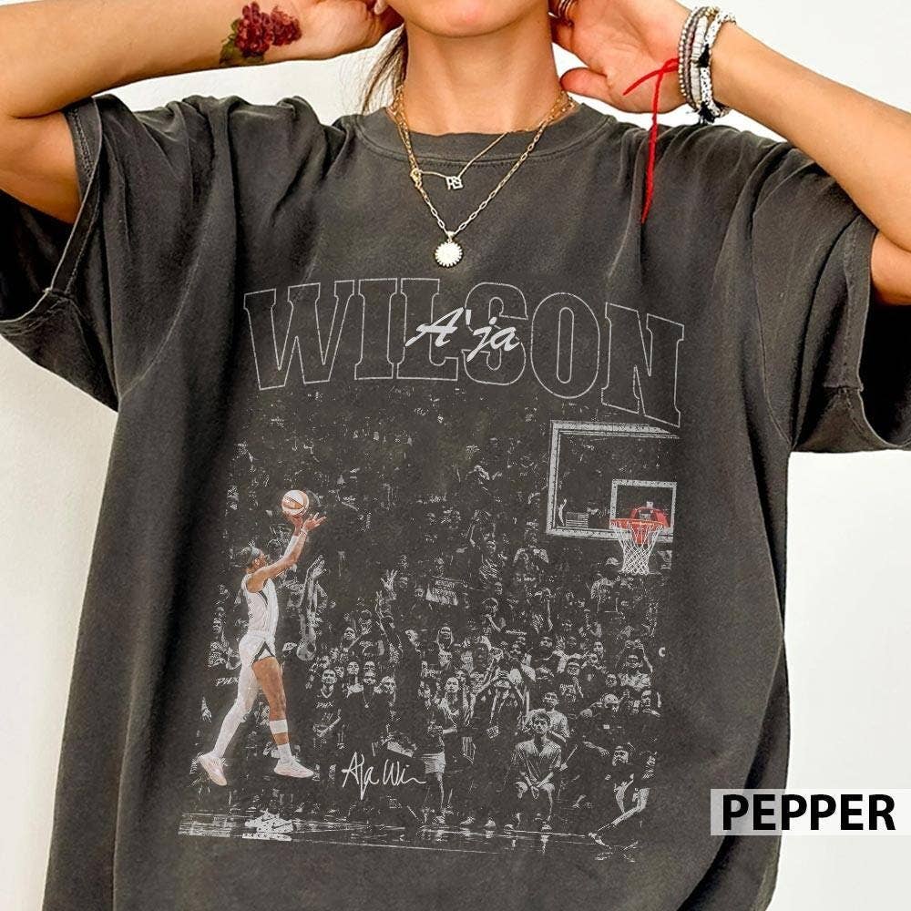 Aja Wilson Champion Basketball Women Tee