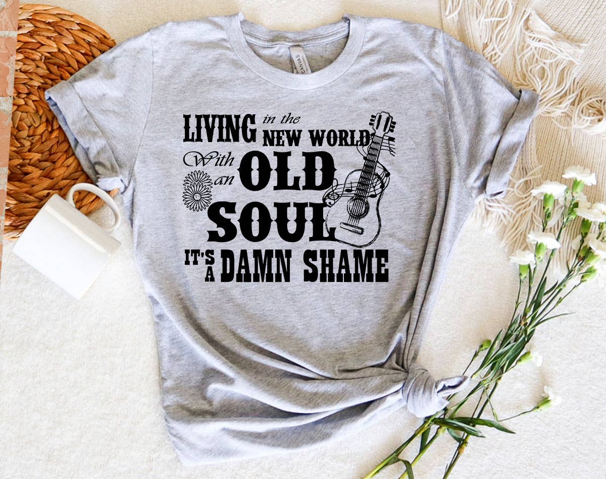 Old Soul Oliver Anthony Inspired - Lyric T-Shirt