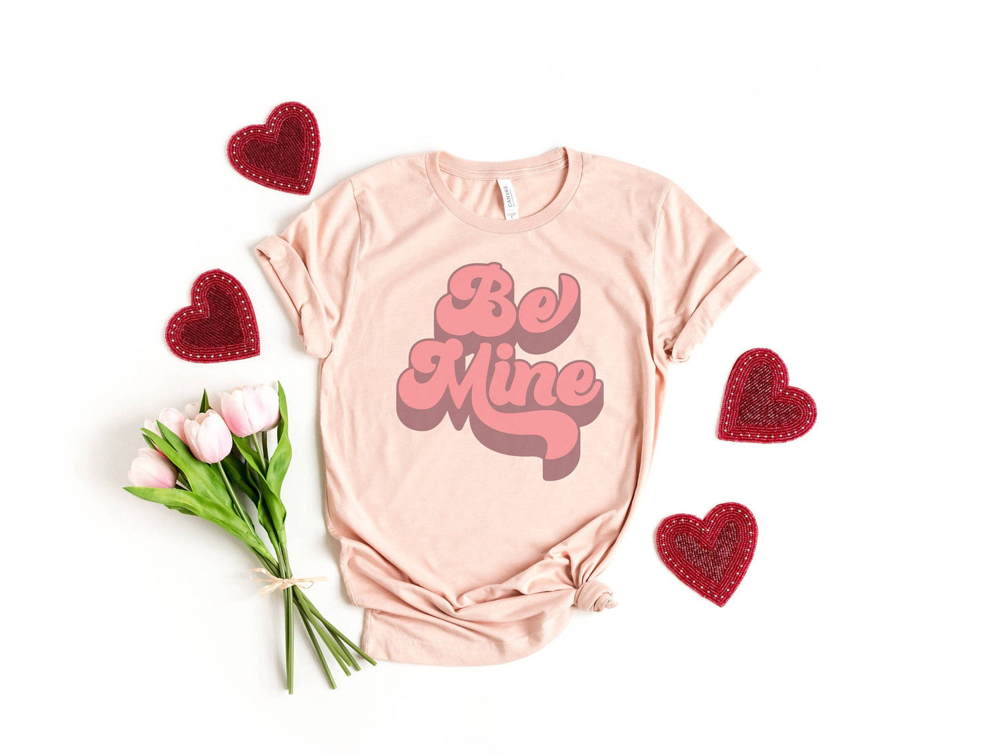 Retro Be Mine Valentine Tee