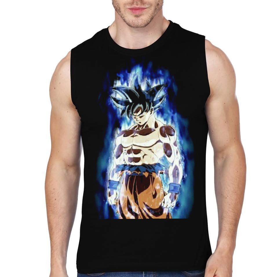 Goku Ultra Instinct Black Sleeveless T-Shirt