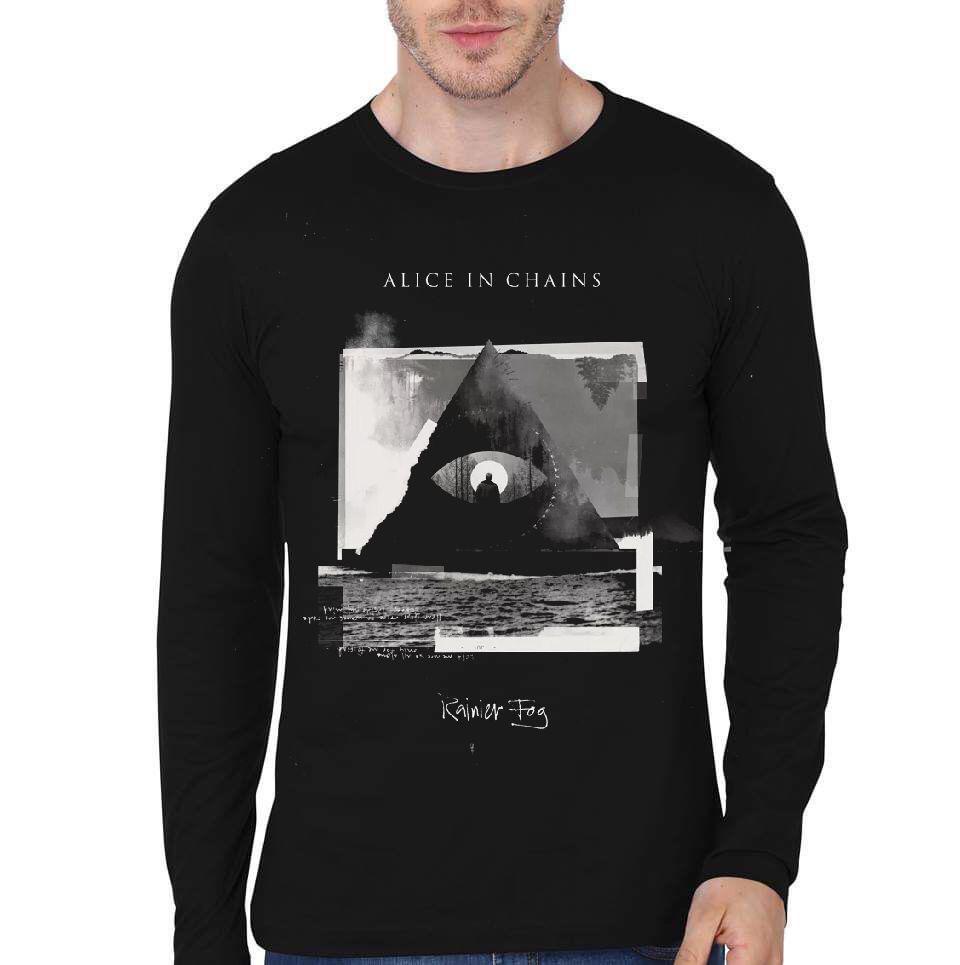 Alice In Chains Full Sleeve White T-Shirt