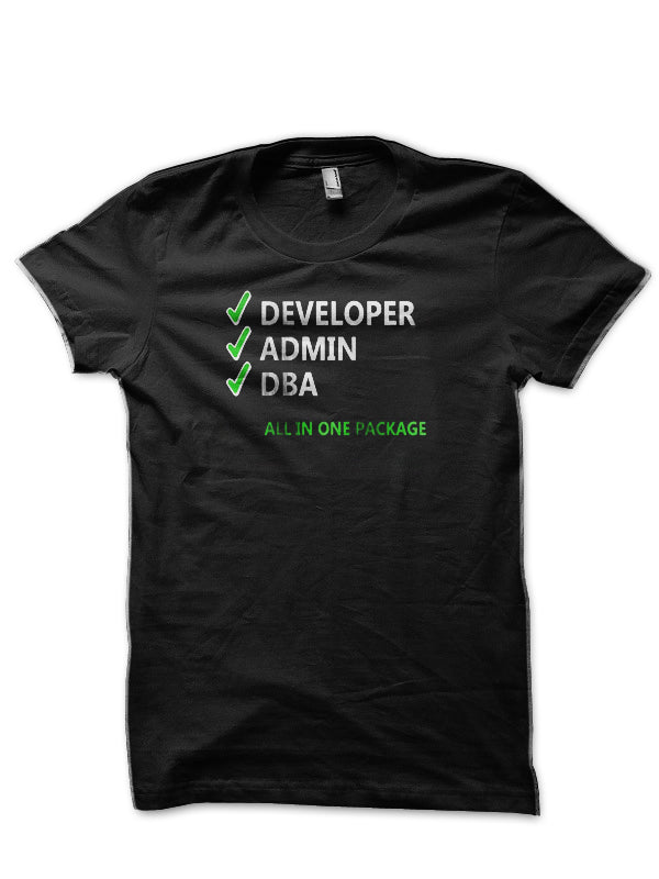 All In One Package Black T-Shirt