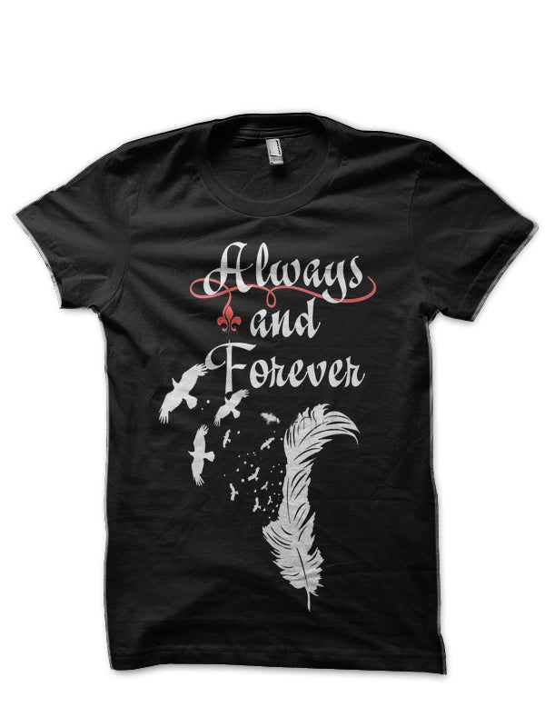 Always And Forever Black T-Shirt
