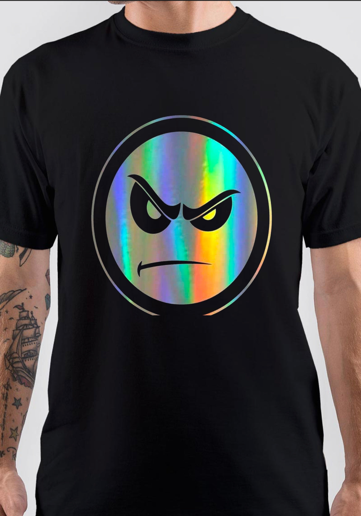 Angry Sticker T-Shirt