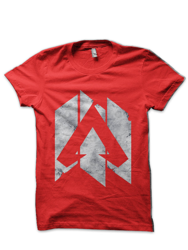 Apex Legends – Banner Logo Distressed White T-Shirt