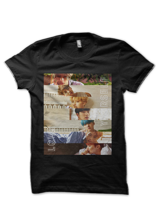 BTS LOVE YOURSELF HER – L O V E Black T-Shirt