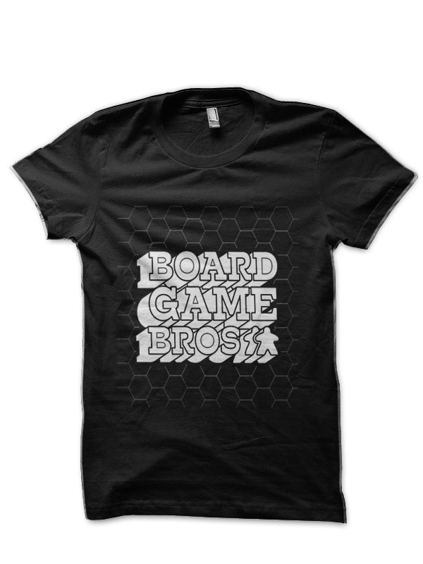 Board Game Bros Black Half Sleeve T-Shirt