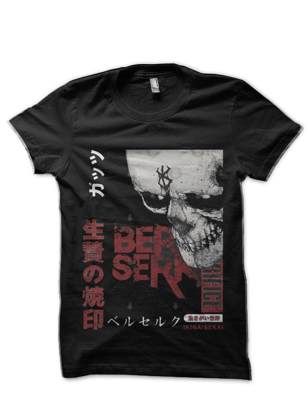 Brand of sacrifice Berserk Black T-Shirt