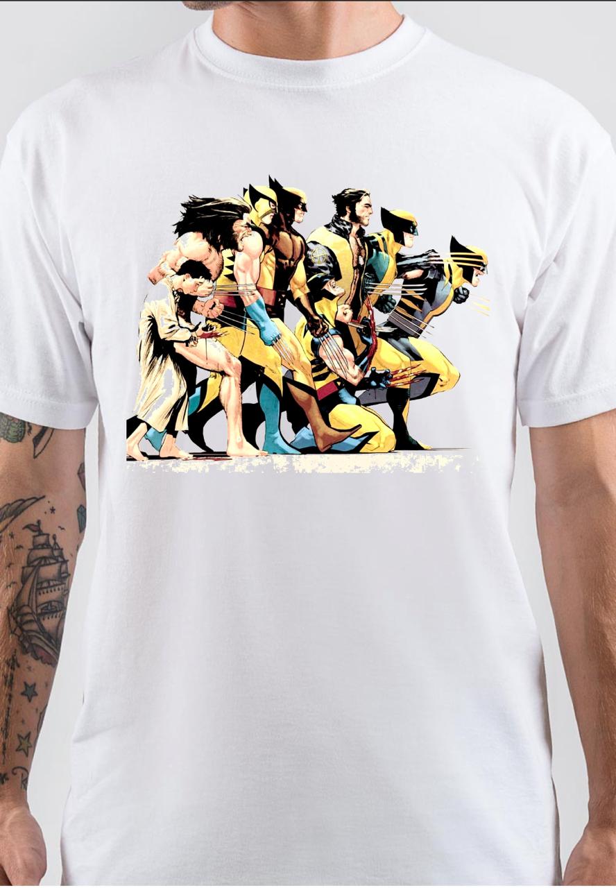 Evolution Of Wolverine T-Shirt