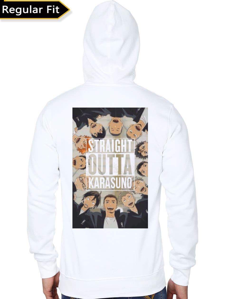 Haikyu White Hoodie