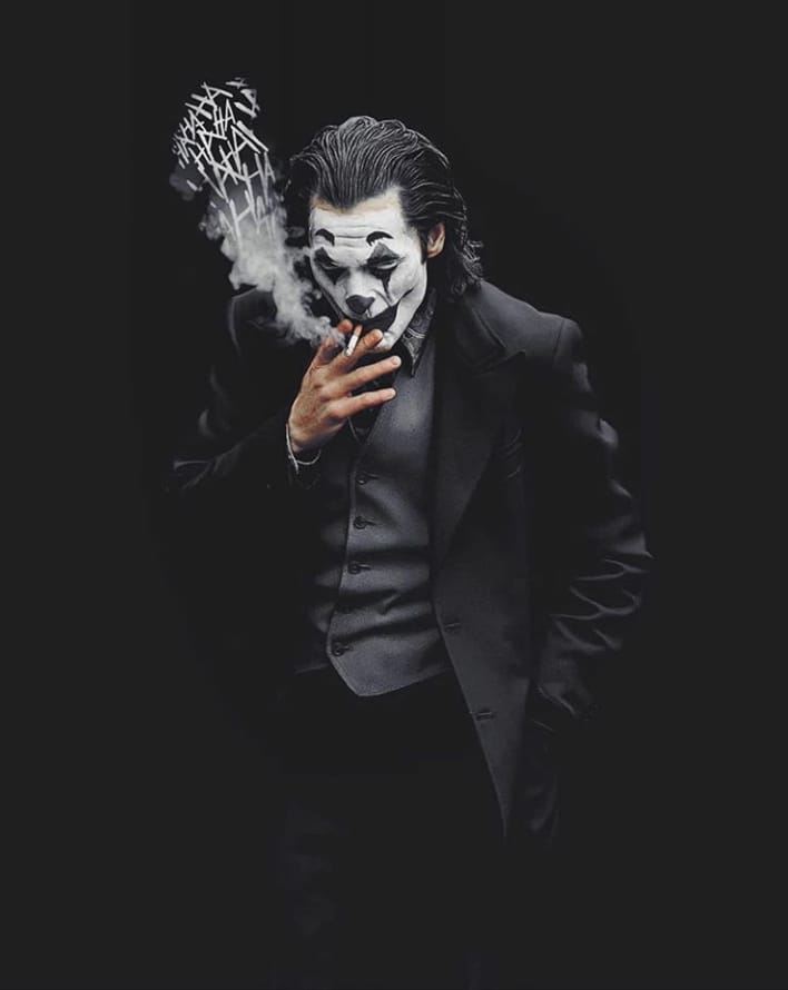 Smoking Joker Full Sleeve T-Shirt