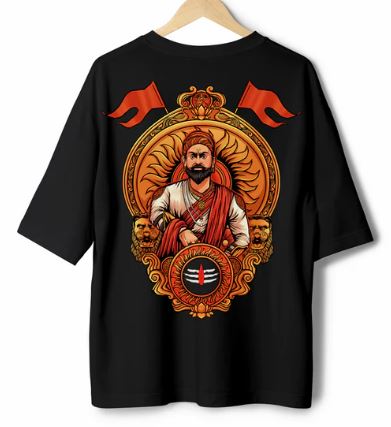 CHATTRAPATI SHIVAJI Oversized T-Shirt