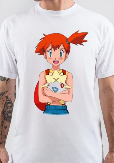Misty And Togepi Half Sleeve T-Shirt