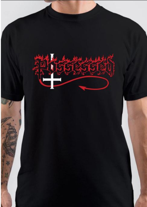 Seven Churches Half Sleeve Black T-Shirt
