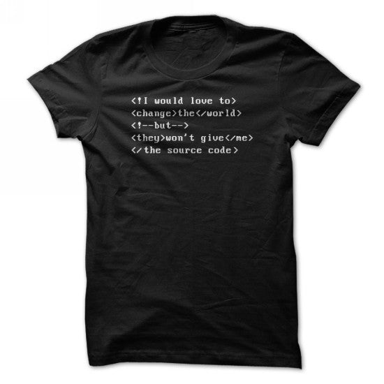 Change The World Black T-Shirt