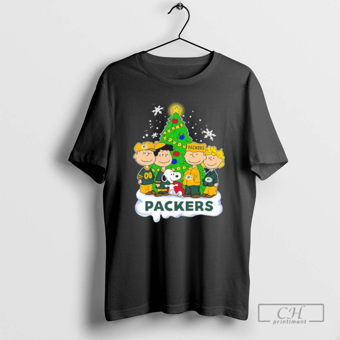 Classic 2025 Green Bay Packers Peanuts With Friend Merry Christmas T Shirts