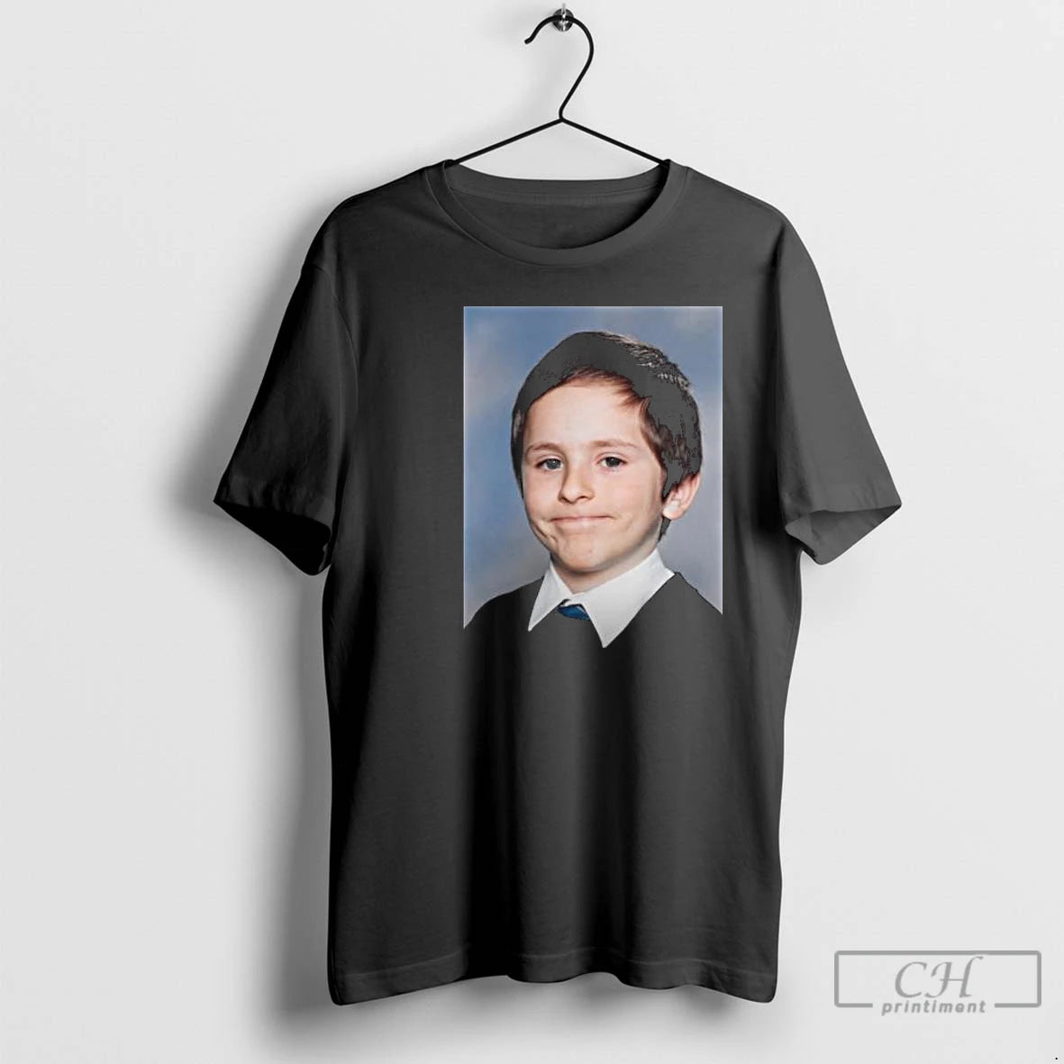 Classic Awkward White People Smile Meme Coin Circle Black
