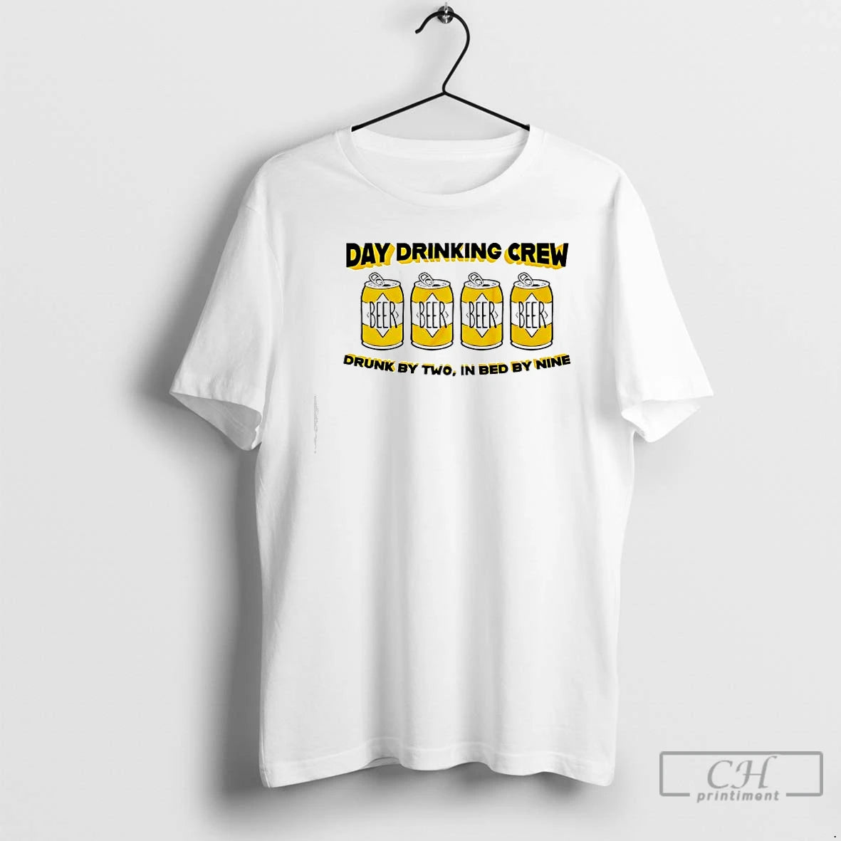 Classic Beer Day Drinking Crew Drunk By Two In Bed By Nine T Shirts Sweater