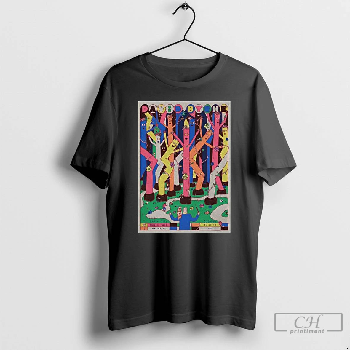 Classic David Byrne New York Ny October 10 11 2025 Concert Long Sleve T Shirts