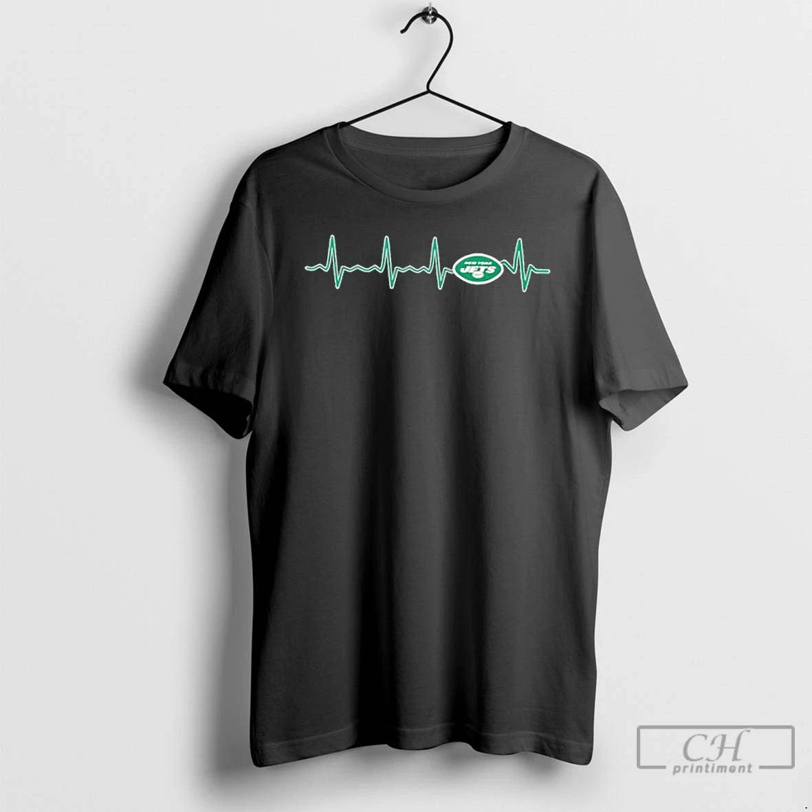 Classic Fans Heartbeat Love New York Jets Football