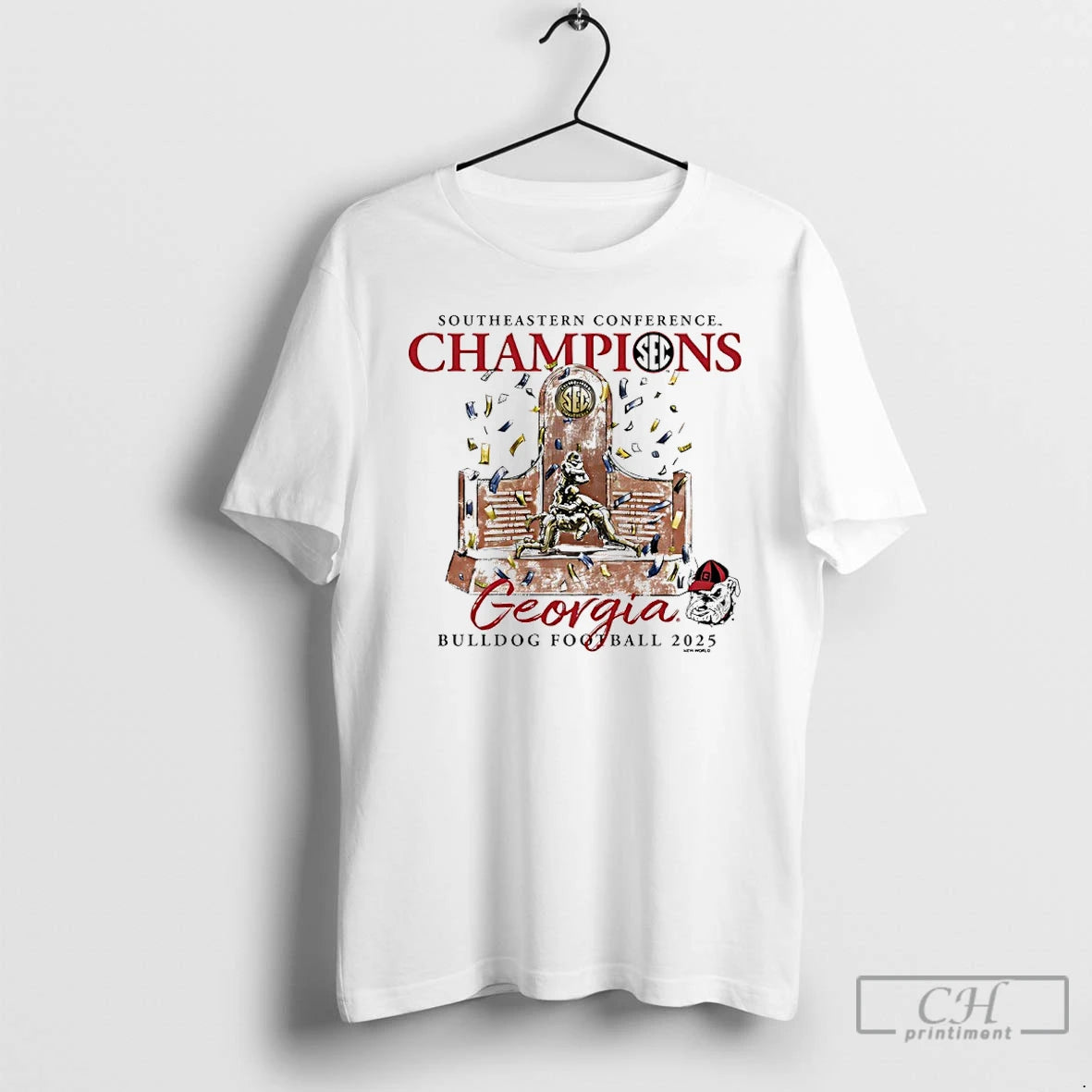 Classic Georgia Bulldogs 2025 Sec Football Champions Trophy